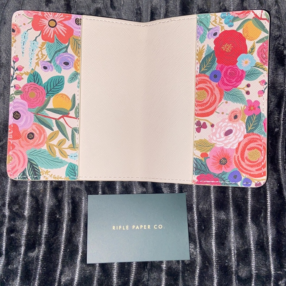 Garden Party Floral Passport Holder - Rifle Paper Co. - Picture 4 of 5